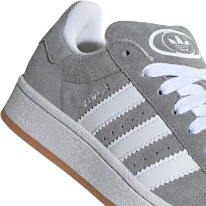 adidas Kids' Grade School Campus 00s Shoes - Grey/White/White - View 6