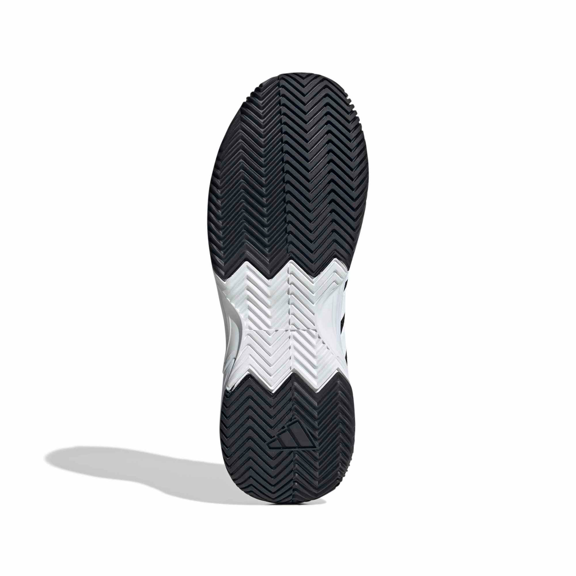 adidas Men's Gamecourt 2 Tennis Shoes - Core Black/Ftwr White/Silver Met. - View 3