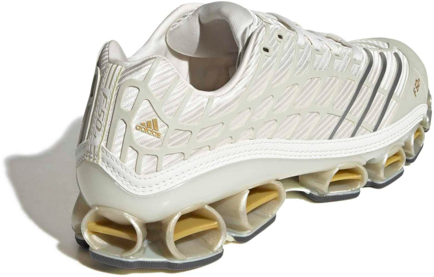 adidas Megaride F50 Shoes - White/Ice Gold - View 5