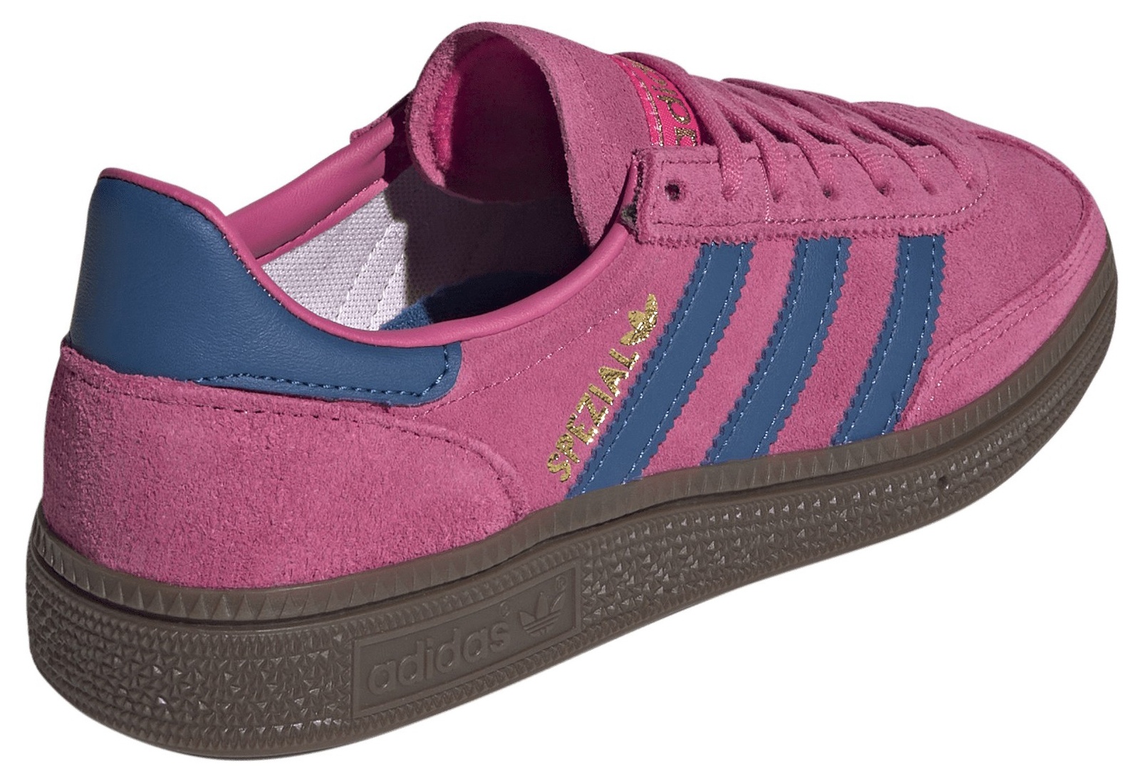 adidas Kids' Grade School Handball Spezial Shoes - Shock Pink/Dark Marine/Gum - View 6