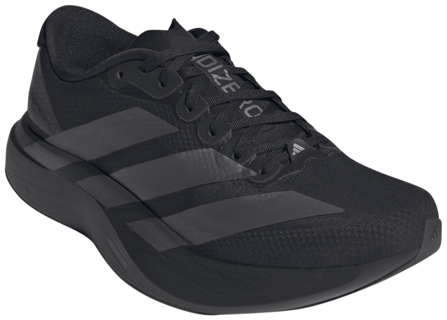 adidas Women's Adizero EVO SL Woven Running Shoes - Black/Iron Met/Utility Bk - View 5
