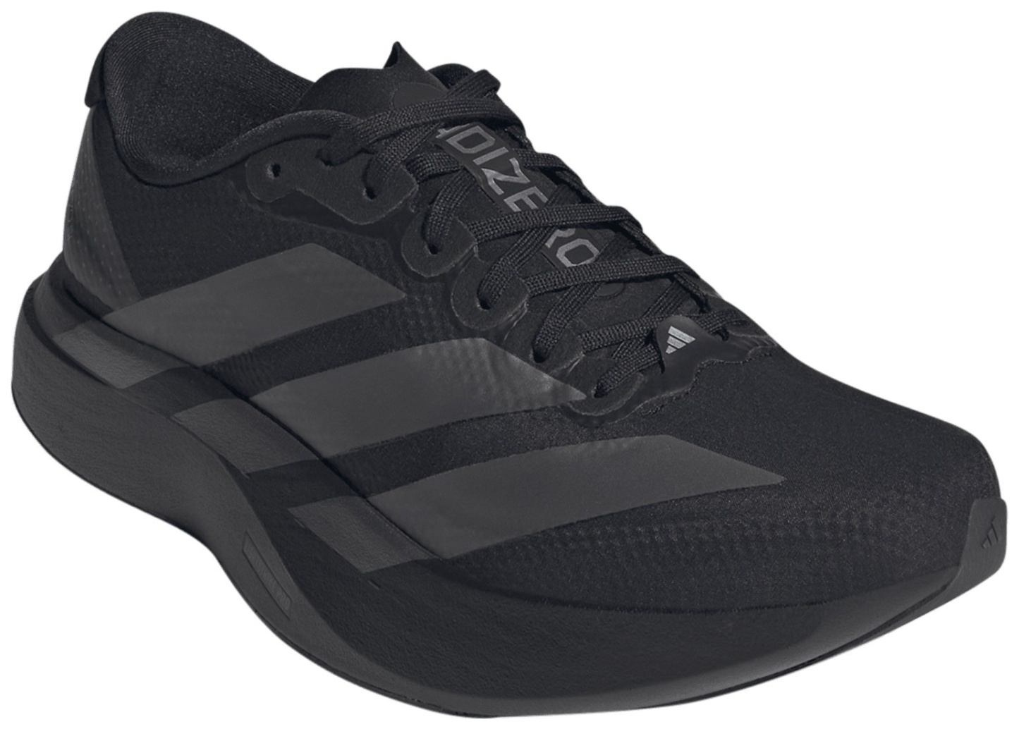 adidas Women's Adizero EVO SL Woven Running Shoes - Black/Iron Met/Utility Bk - View 5