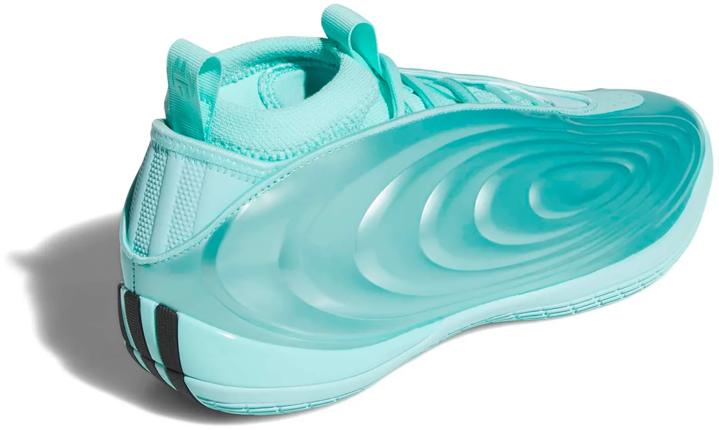 adidas Harden Volume 10 'Clear Cyan' Basketball Shoes - Flash Aqua/Core Black/Flash Aqua - View 6