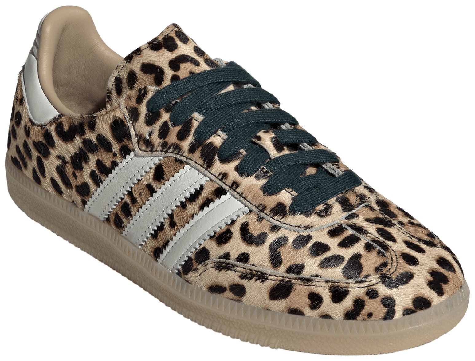 adidas Women's Samba OG Shoes - Cheetah Pony Hair/Ivory - View 6