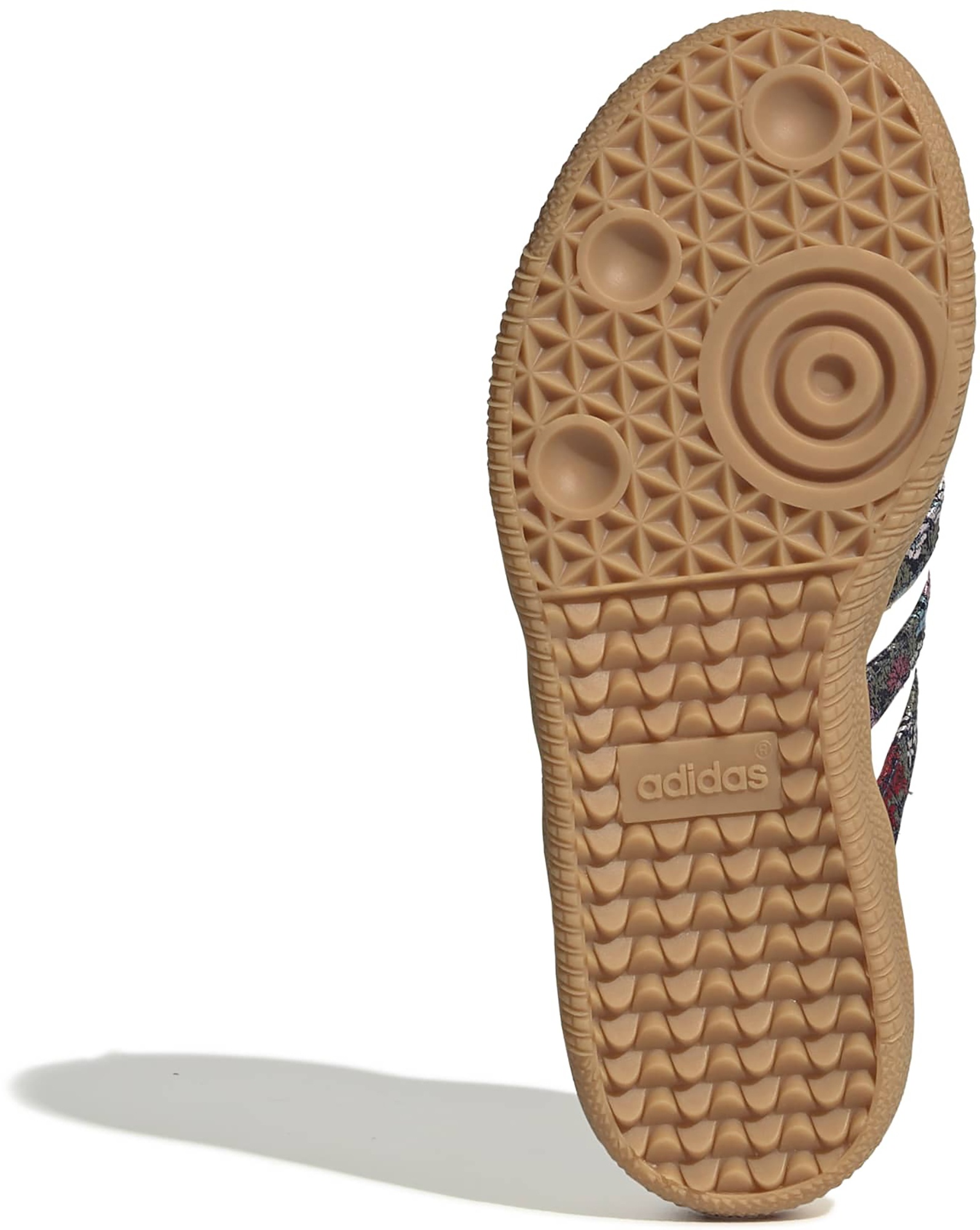 adidas Kids' Preschool Samba OG x Liberty London Shoes - Cream/Dual Magenta/Talc - View 3