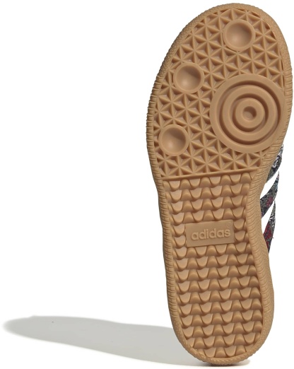 adidas Kids' Preschool Samba OG x Liberty London Shoes - Cream/Dual Magenta/Talc - View 3