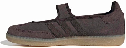 adidas Women's Samba Jane Shoes - Suede/Croc Aurora Coffee - View 4
