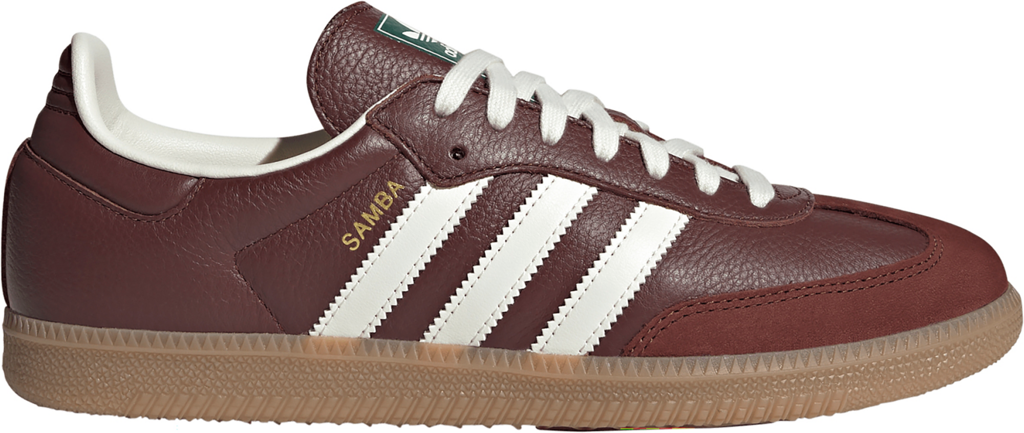 adidas Samba OG Shoes - Fox Brown/Off White/Gum - View 1