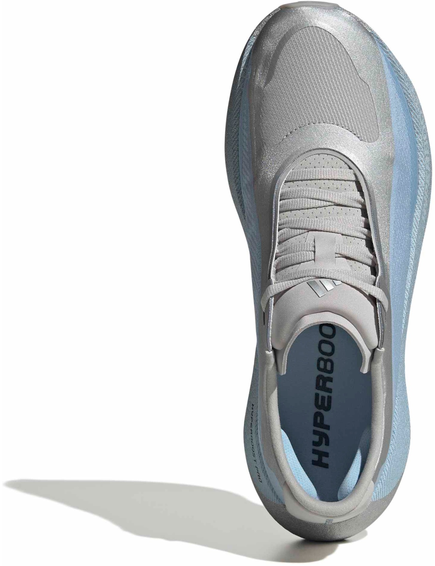 adidas Men's Hyperboost Edge Running Shoes - Grey/Carbon/Clear Sky - View 3