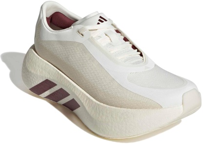 adidas Women's Hyperboost Edge Running Shoes - Off White/Shadow Red/Gold Met. - View 6