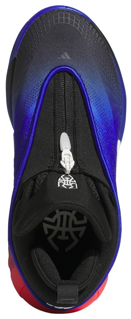 adidas Kids' Grade School D.O.N. Issue #7 'All-Star' Basketball Shoes - Lucid Red/Black/Lucid Blue - View 2