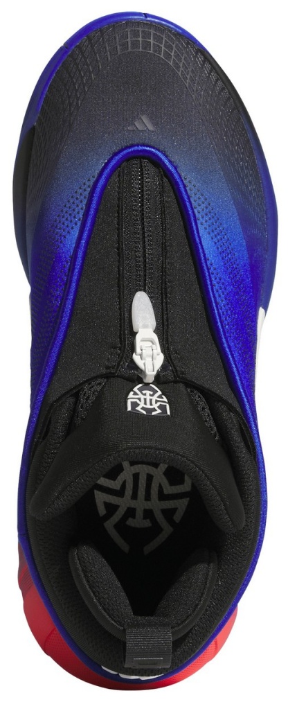 adidas Kids' Grade School D.O.N. Issue #7 'All-Star' Basketball Shoes - Lucid Red/Black/Lucid Blue - View 2