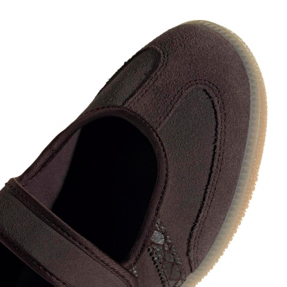 adidas Women's Samba Jane Shoes - Suede/Croc Aurora Coffee - View 7