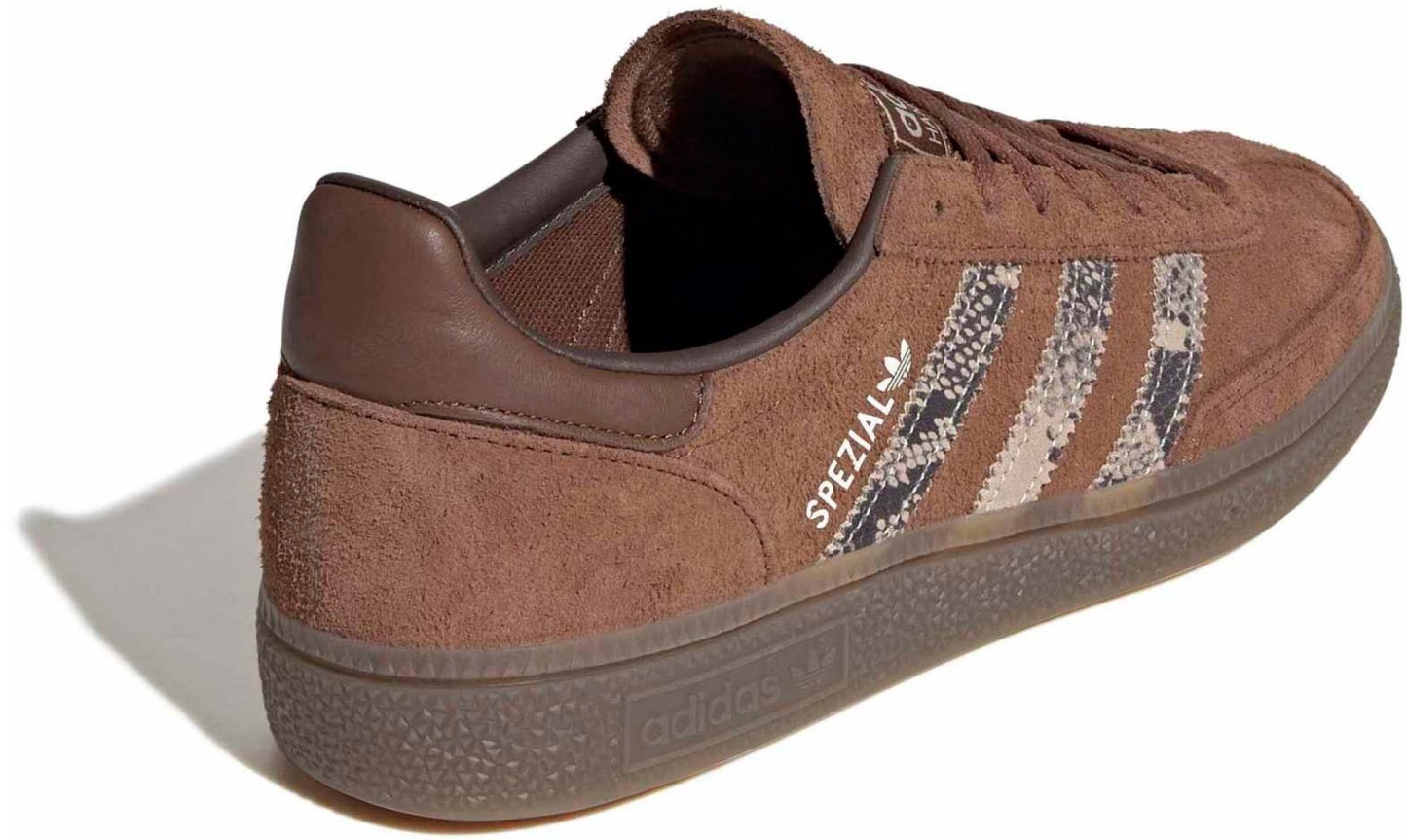 adidas Women's Handball Spezial Shoes - Brown/Snake Crystal Linen - View 5