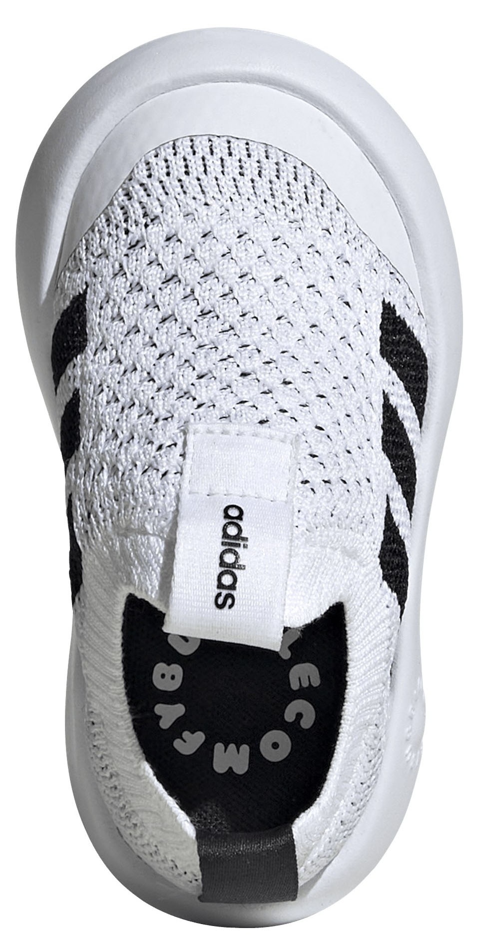 adidas Toddler Bubble Comfy I Shoes - White/Black - View 2