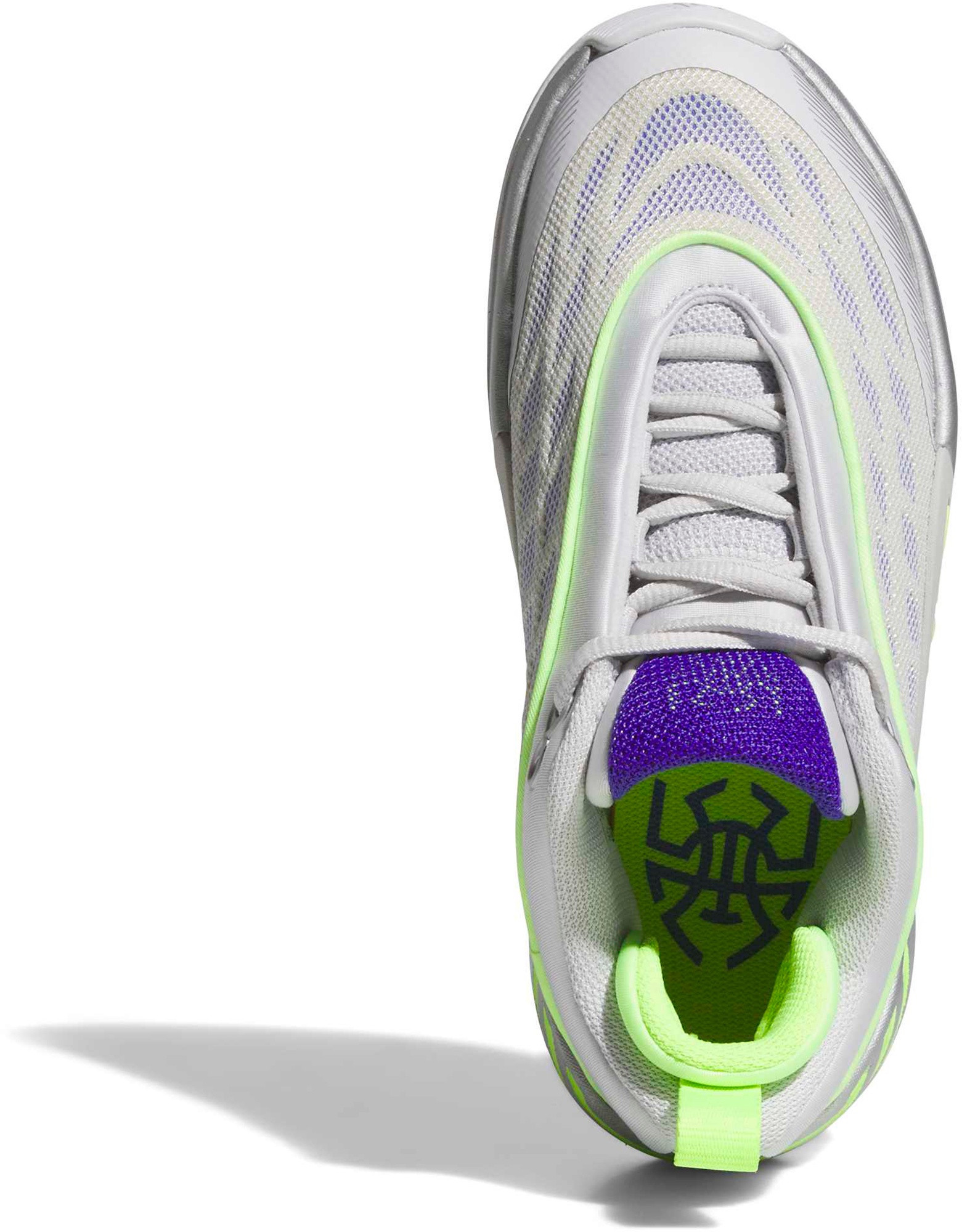 adidas Kids' Grade School D.O.N. Issue #8 'Silva Spida' Basketball Shoes - Silver Metallic - View 2