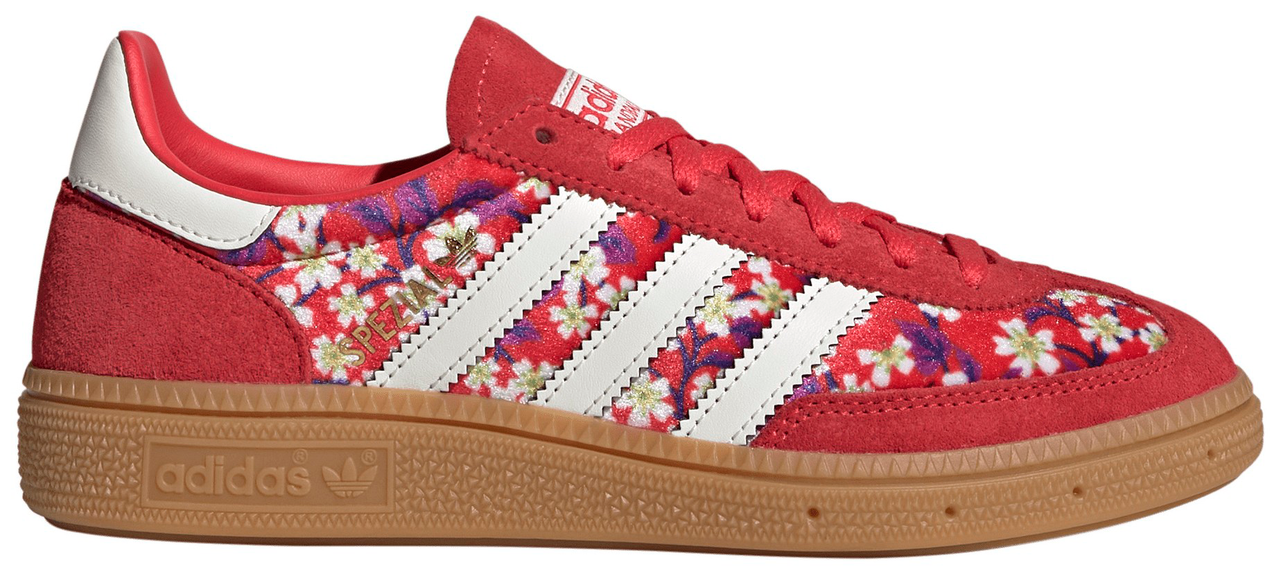 adidas Kids' Grade School Handball Spezial Shoes - Red/White - View 1