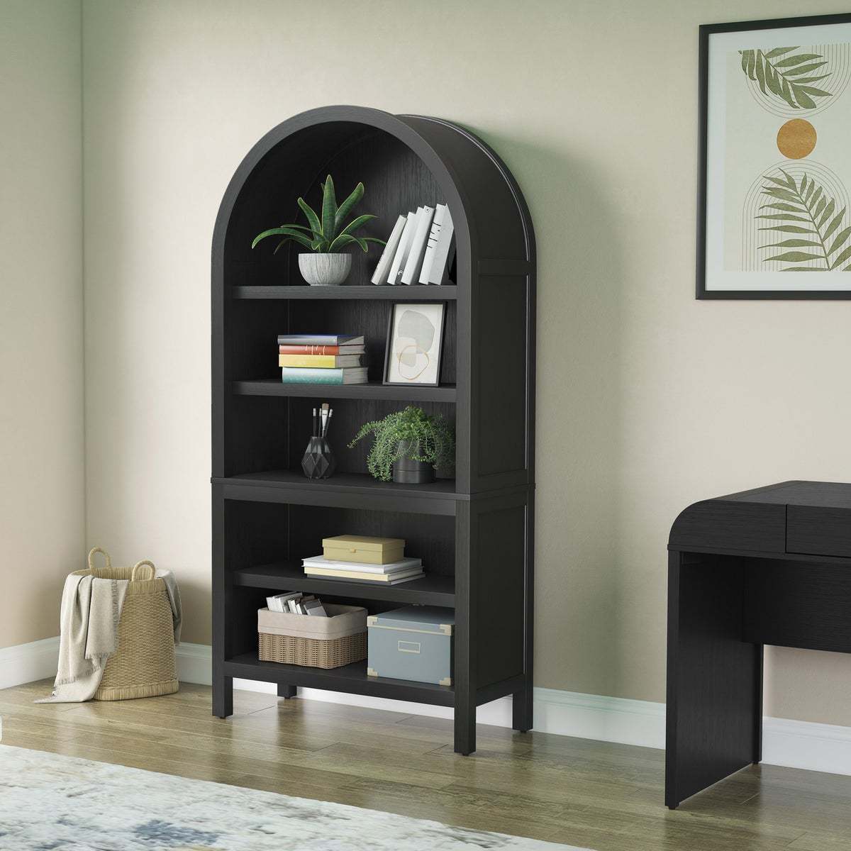 Tresathtnti Mia Arched Top Bookcase