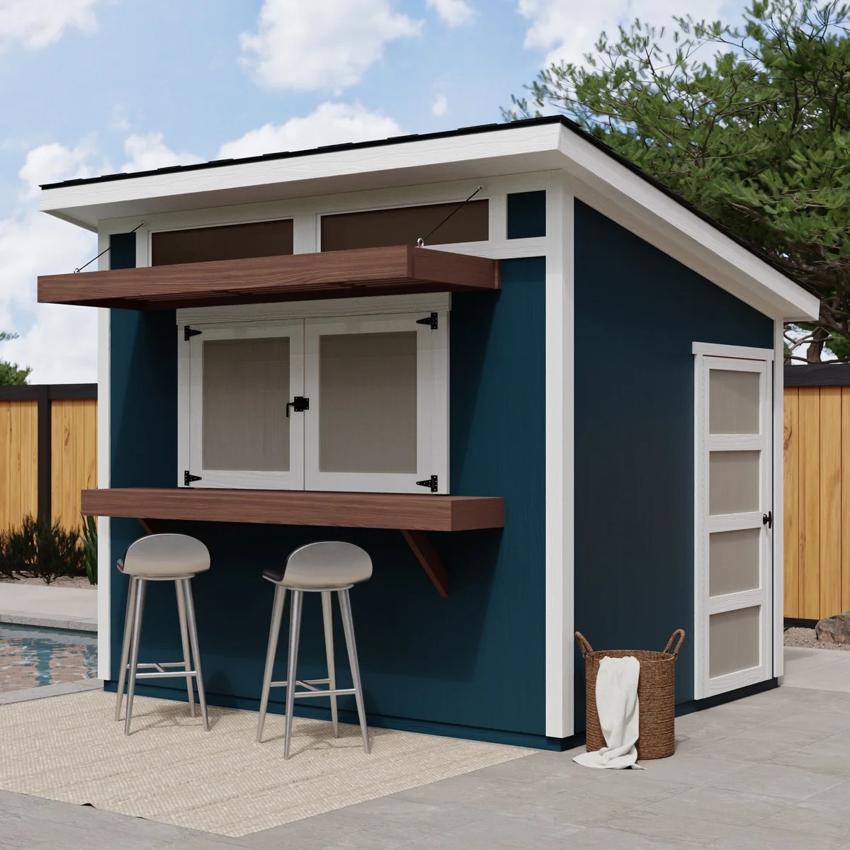 Yardthtline Sothtlara 10’ x 8’ Wood Bar Shthted – Do It Yourself or Pro Installed