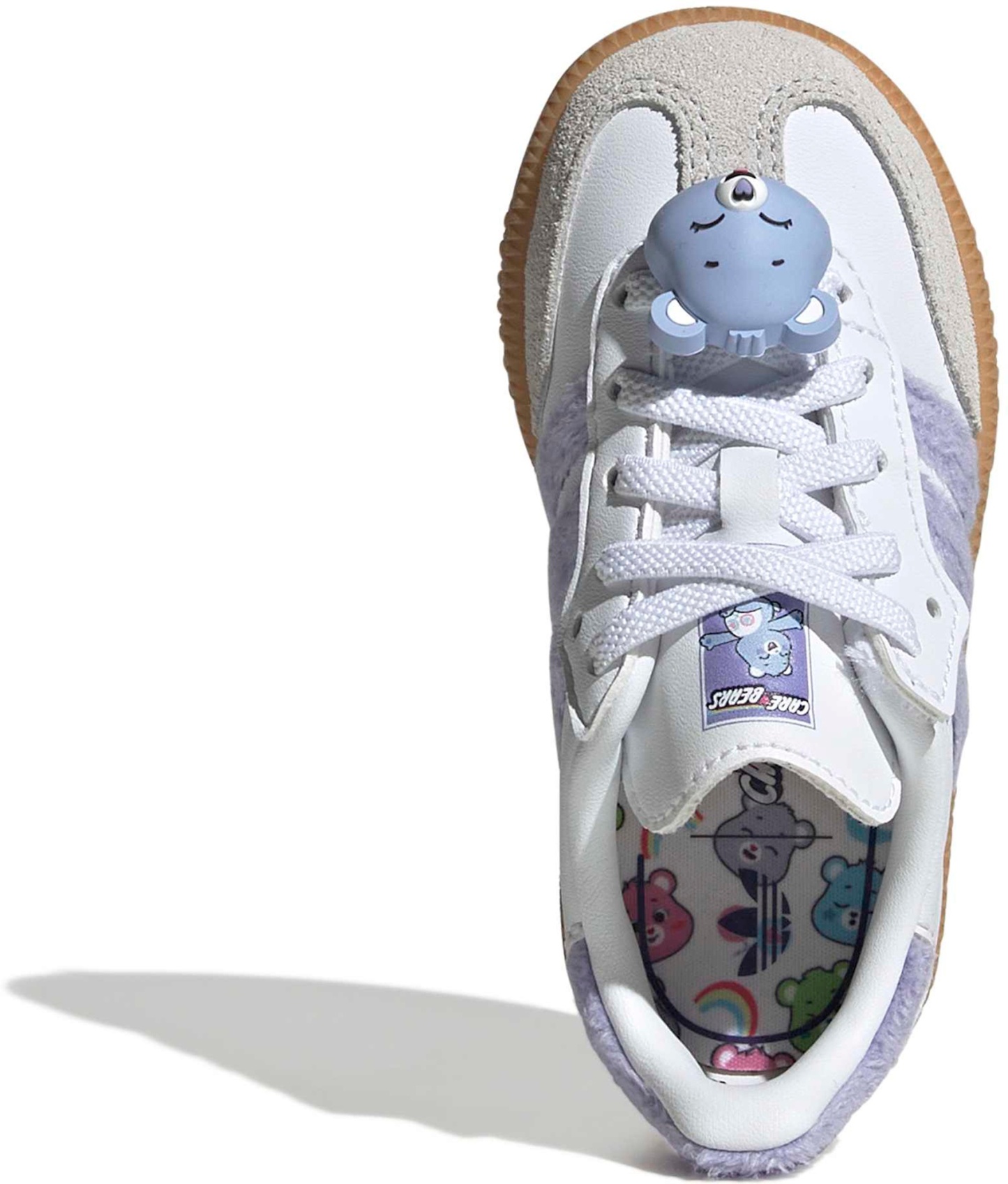 adidas Toddler Samba Care Bear Shoes - Light Purple/White/Blue Dawn - View 2