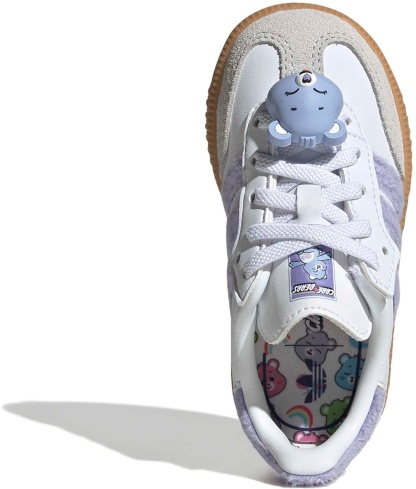 adidas Toddler Samba Care Bear Shoes - Light Purple/White/Blue Dawn - View 2