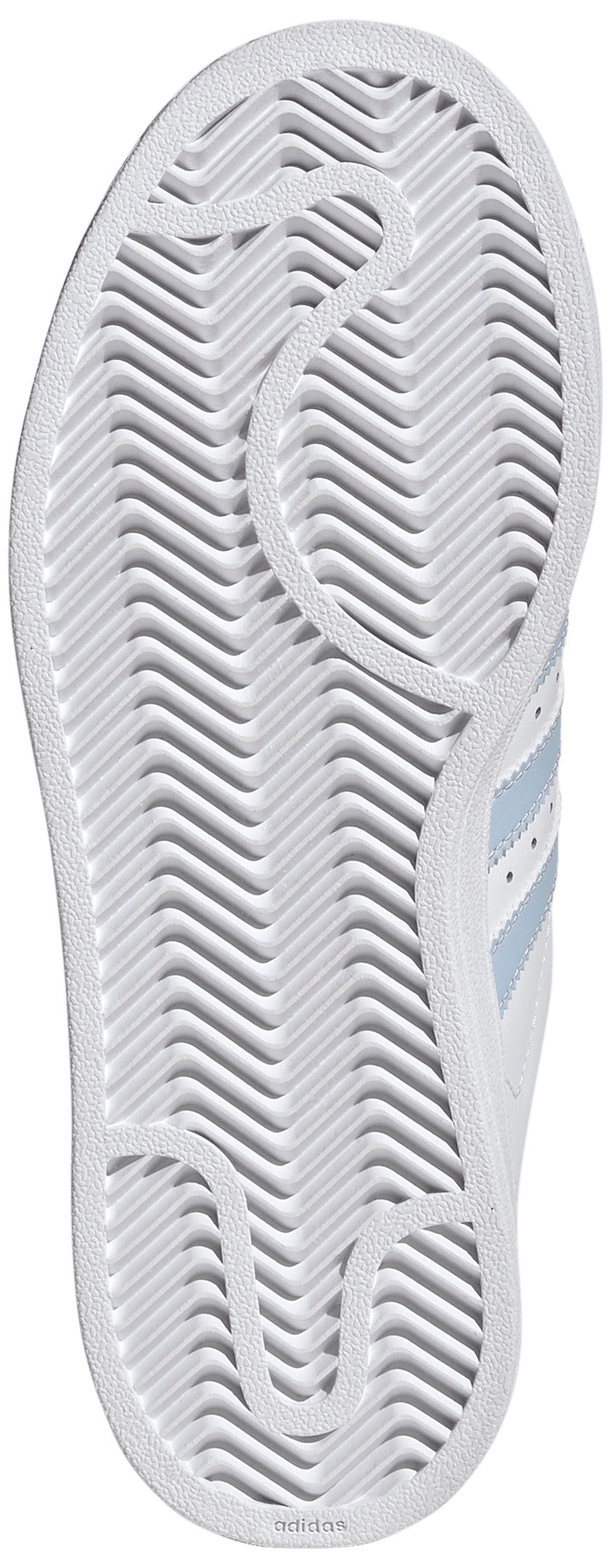 adidas Kids' Grade School Superstar II Shoes - White/White - View 3