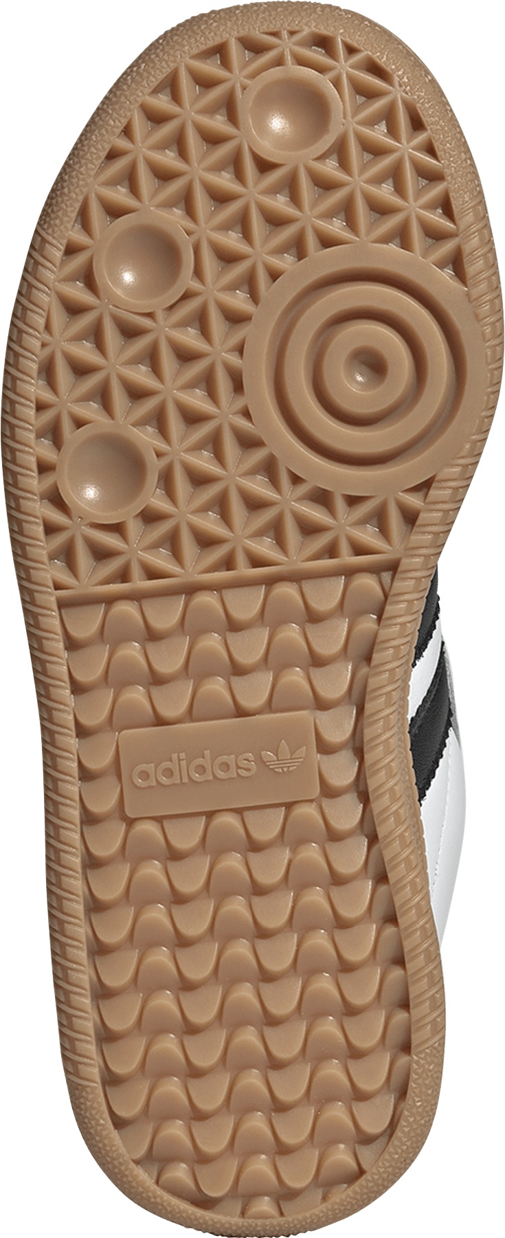 adidas Kids' Grade School Samba XLG Shoes - White/Black - View 3