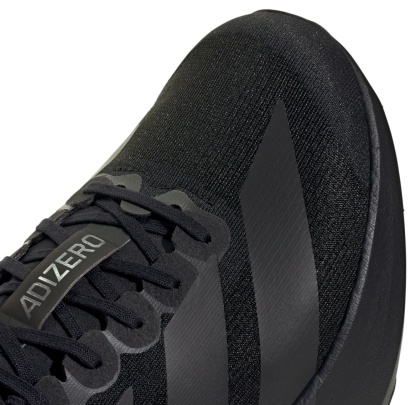 adidas Men's Adizero EVO SL Running Shoes - Black/Black - View 7