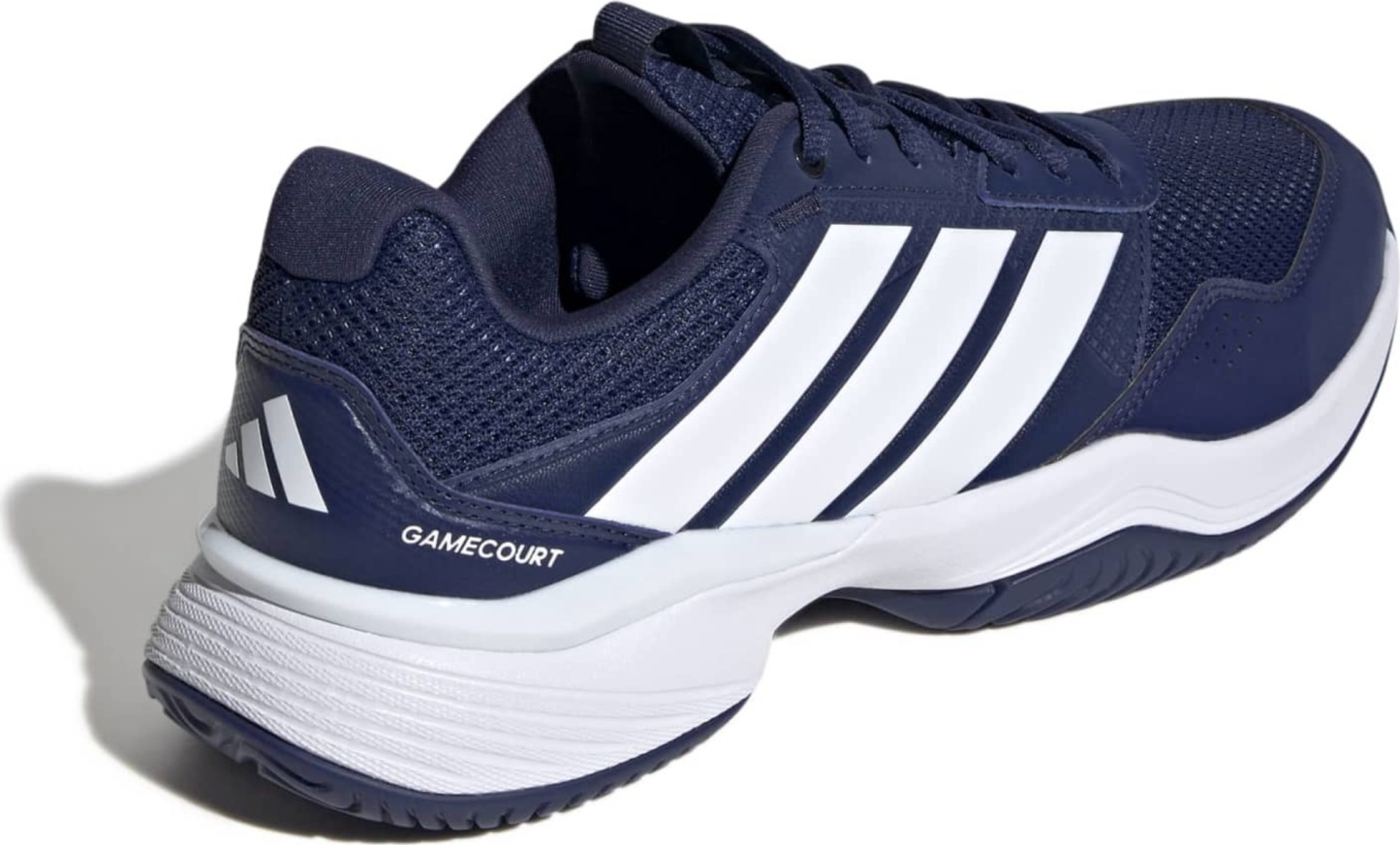 adidas Men's GameCourt 3 All Court Tennis Shoes - Dark Blue/Ftwr White/Core Blk - View 7