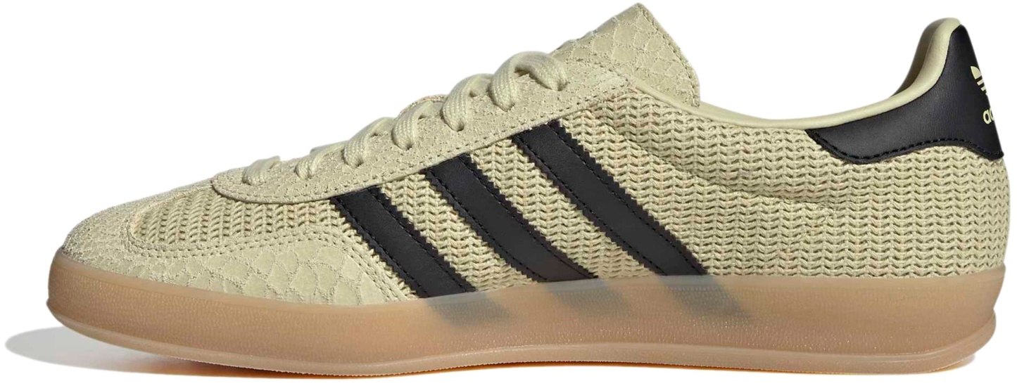 adidas Men's Gazelle Indoor Shoes - Dual Yellow/Core Black - View 4
