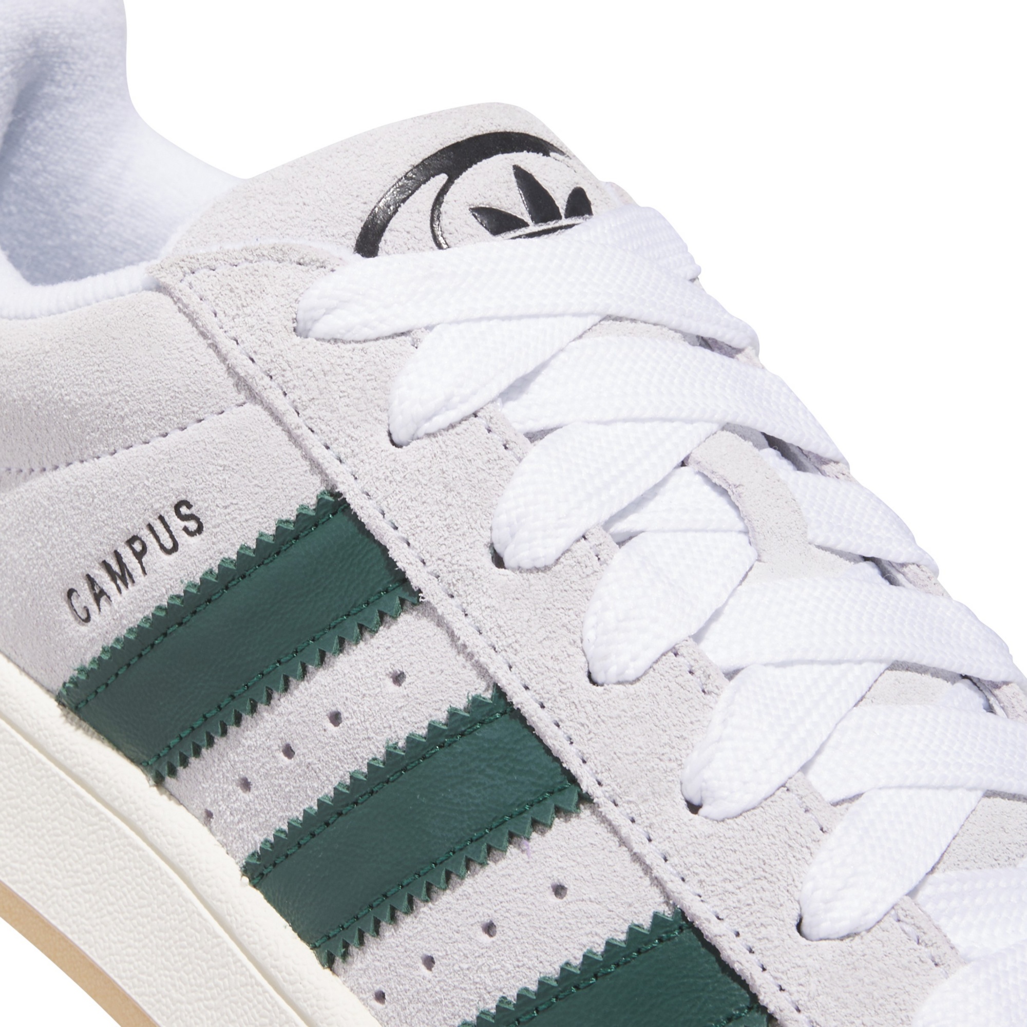 adidas Men's Campus 00s Shoes - Crystal White/Collegiate Green/Off White - View 7