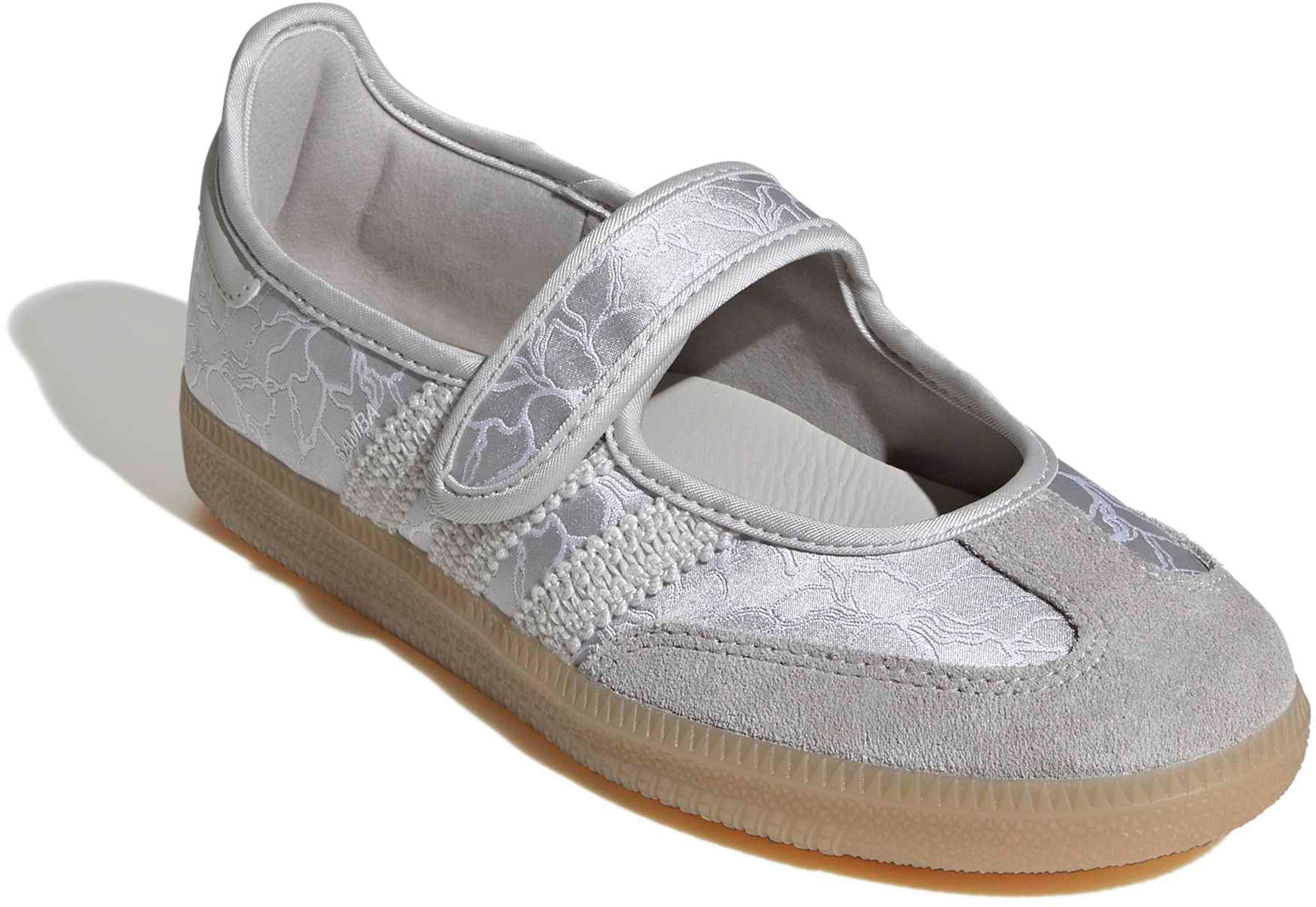 adidas Women's Samba Jane Shoes - Silver Met/Grey One/Gum4 - View 5