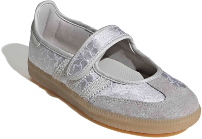 adidas Women's Samba Jane Shoes - Silver Met/Grey One/Gum4 - View 5