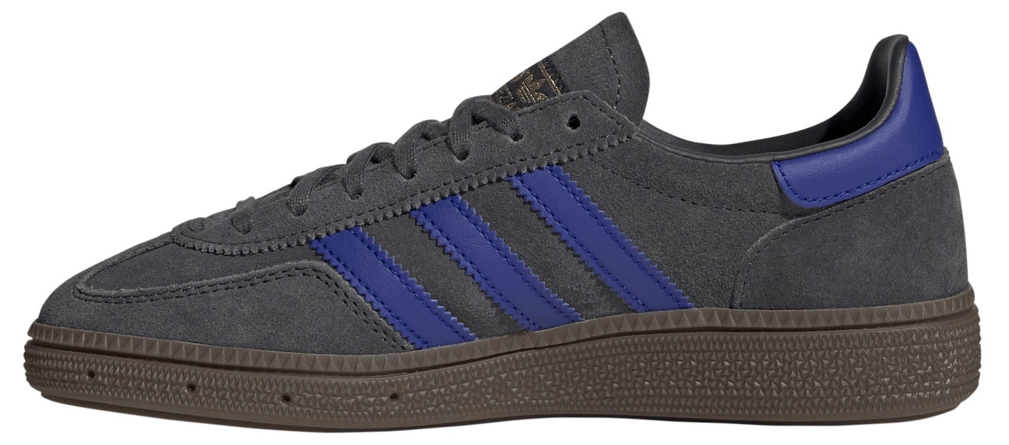 adidas Kids' Grade School Handball Spezial Shoes - Carbon/Lucid Blue/Gum - View 4