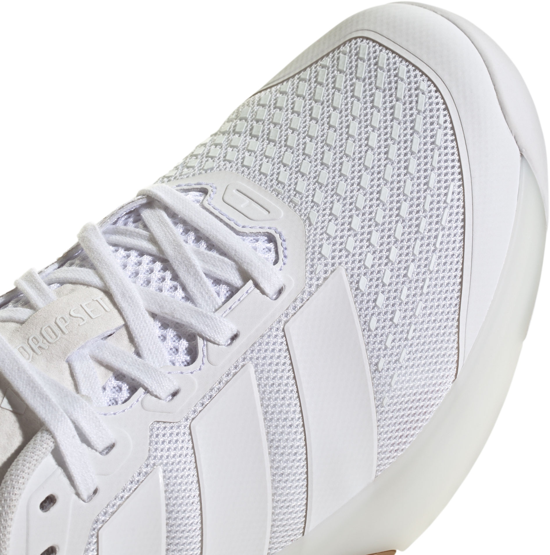 adidas Women's Dropset 4 Power Training Shoes - White/White - View 7