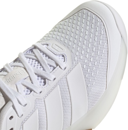 adidas Women's Dropset 4 Power Training Shoes - White/White - View 7
