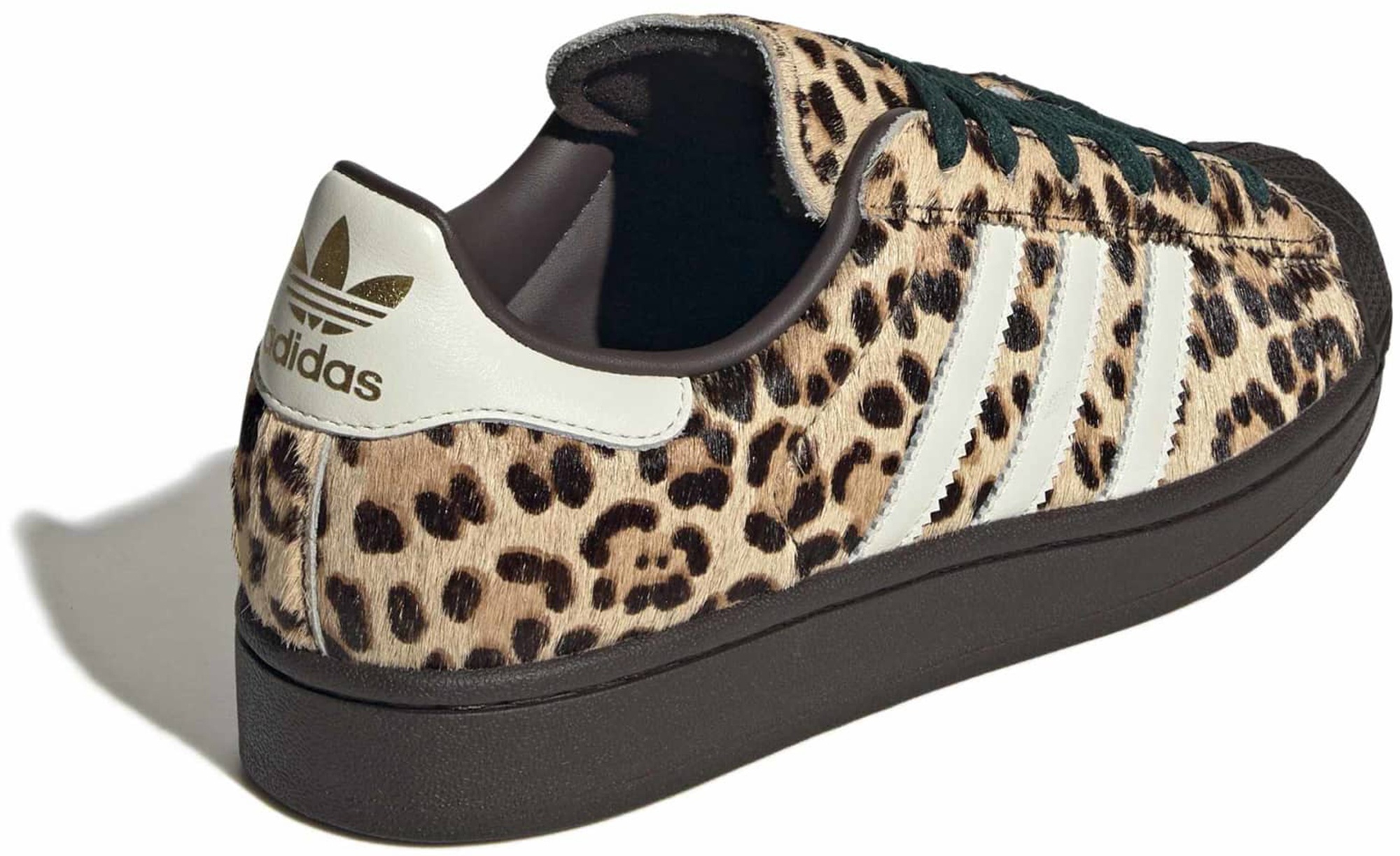 adidas Women's Superstar II Shoes - Cheetah/Dark Brown - View 8