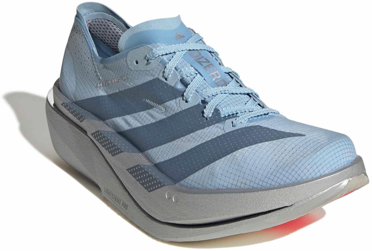 adidas Women's Adizero Adios Pro 5 Running Shoes - Clear Sky/Steel Rw/Silver Met. - View 5