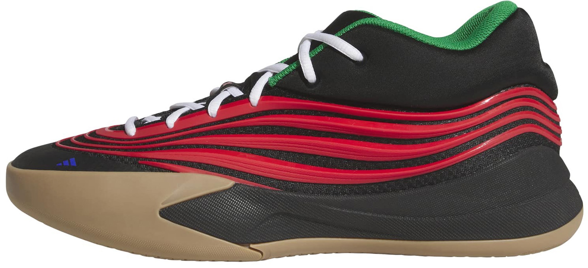 adidas Dame X Basketball Shoes - Core Black/Pure Ruby/Gum4 - View 5