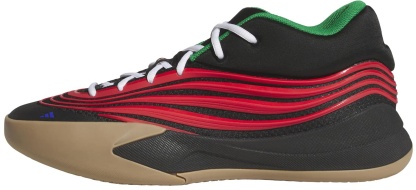 adidas Dame X Basketball Shoes - Core Black/Pure Ruby/Gum4 - View 5