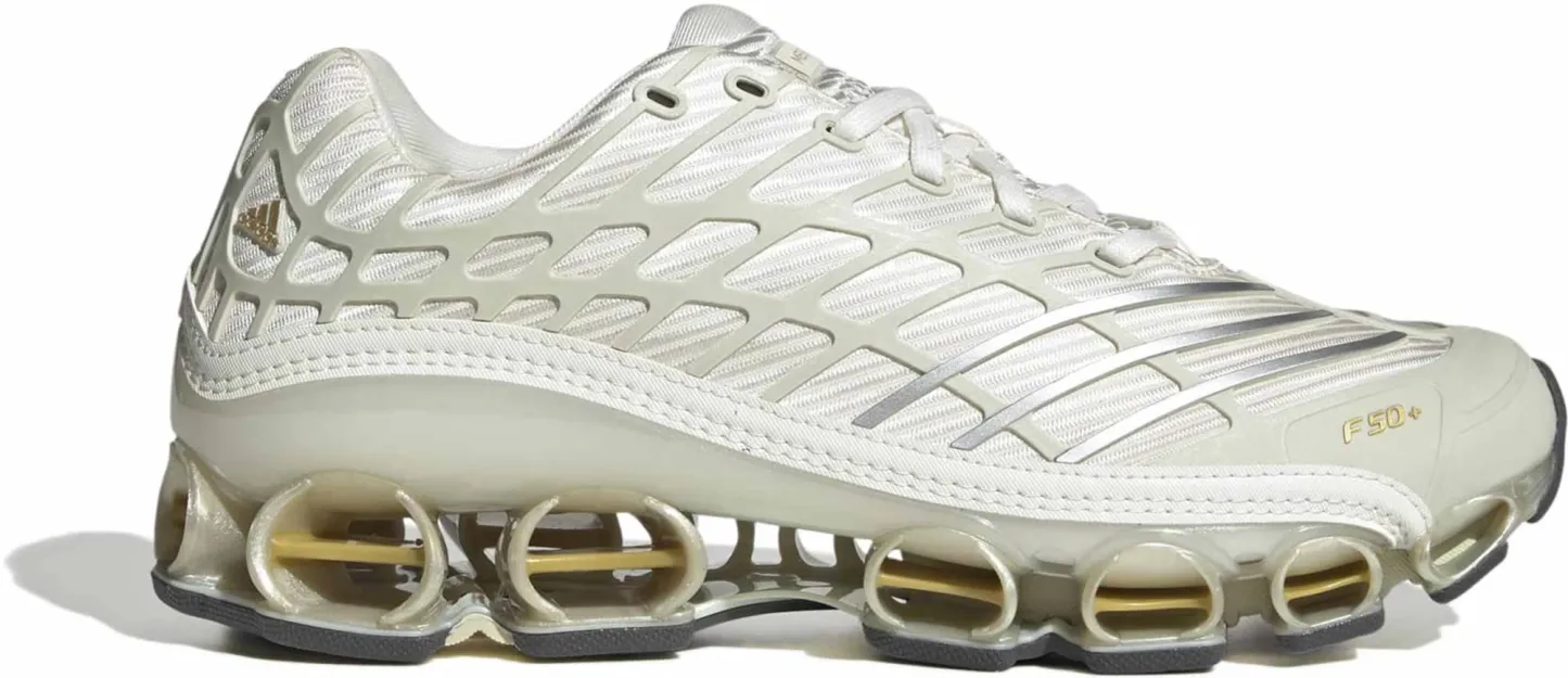 adidas Megaride F50 Shoes - White/Ice Gold - View 1