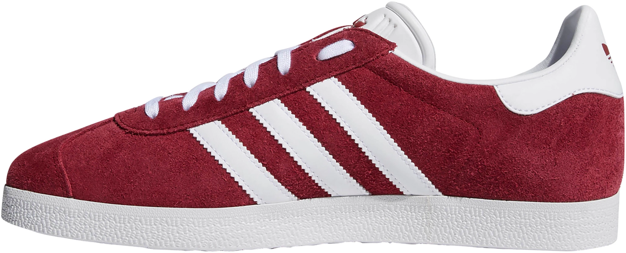 adidas Men's Gazelle Shoes - Collegiate Burgundy White - View 4