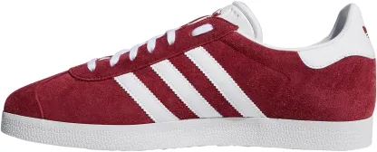 adidas Men's Gazelle Shoes - Collegiate Burgundy White - View 4