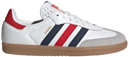 adidas FIFA World Cup Samba OG Shoes - Ftwr White/Night Indigo/Better Scarlet - View 1