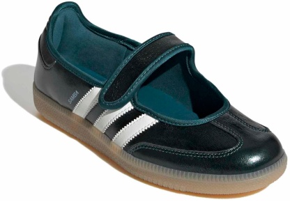 adidas Women's Samba Jane Shoes - Rich Green/Off White/Gum4 - View 6