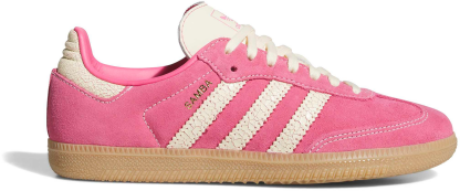 adidas Kids' Grade School Samba OG Shoes - Pink Fusion/Warm Vanilla/Gum - View 1