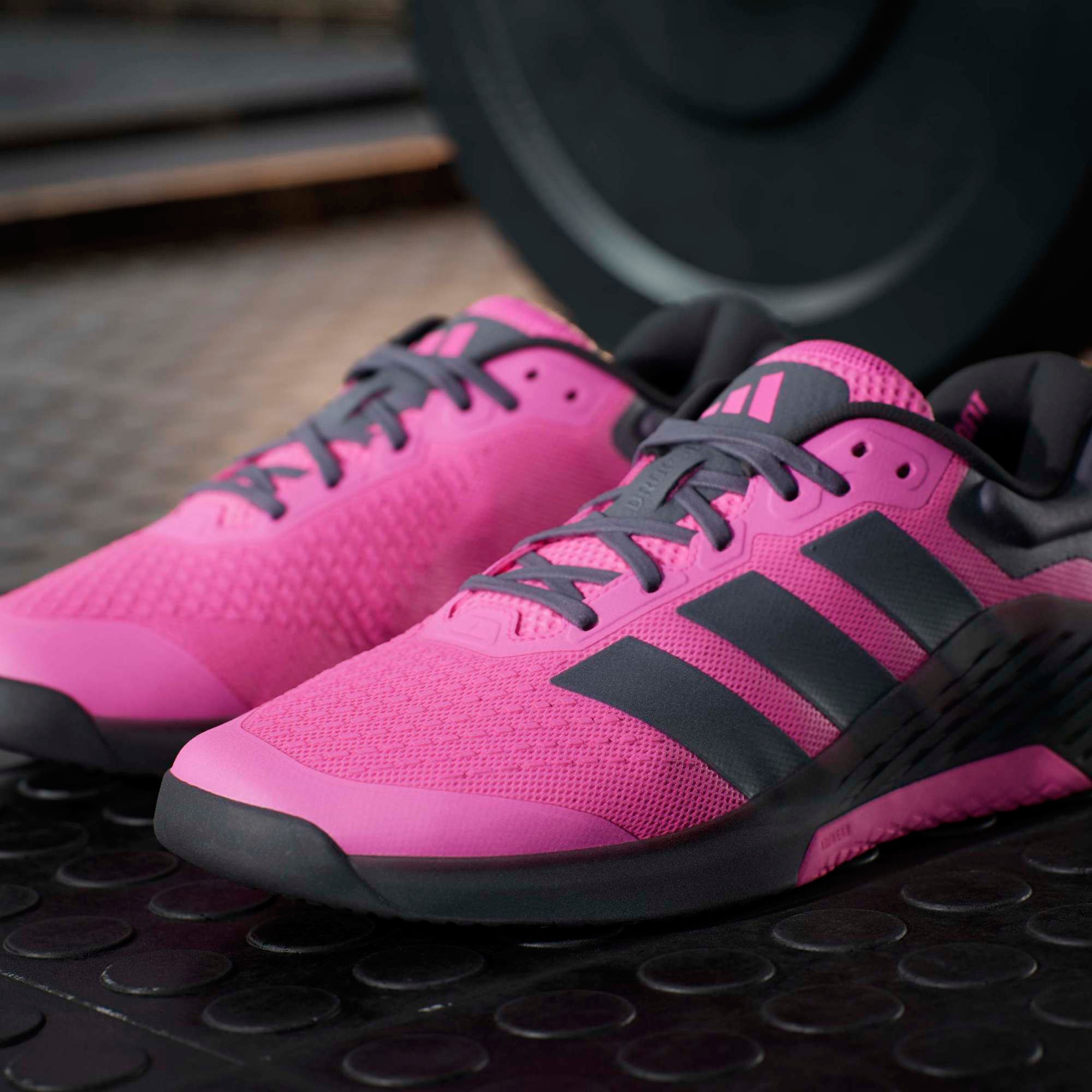 adidas Men's Dropset 4 Training Shoes - Lucid Pink/Aurora Onix - View 4