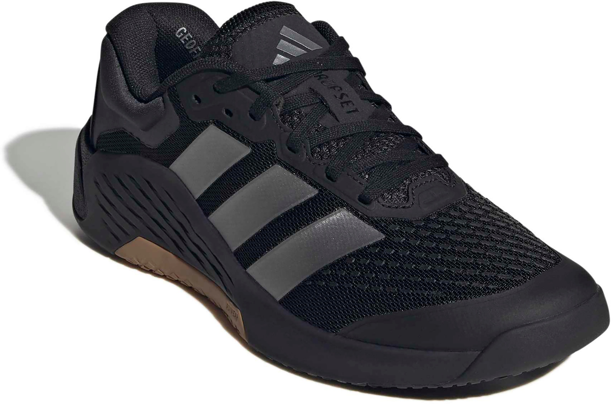 adidas Women's Dropset 4 Power Training Shoes - Core Black/Iron Metallic - View 8