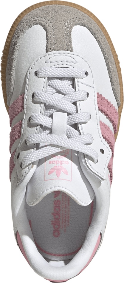 adidas Toddler Samba OG Shoes - White/Light Pink/Gum - View 2