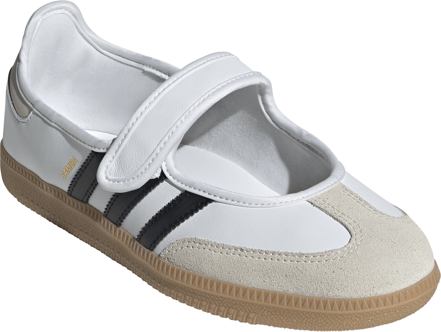 adidas Women's Samba Jane Shoes - White/Alumina - View 5